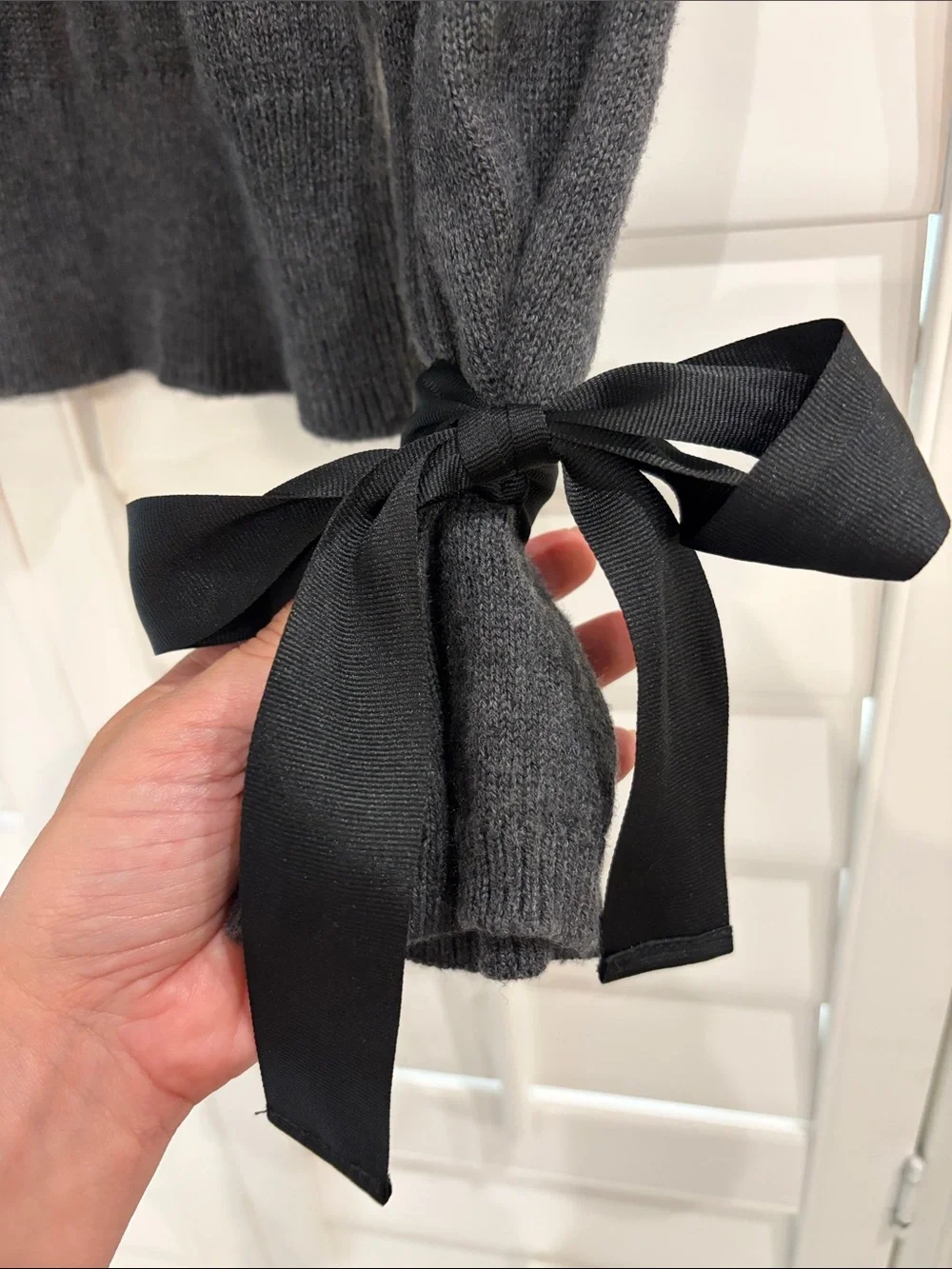 J. Crew Mercantile Bow Sleeve Sweater
